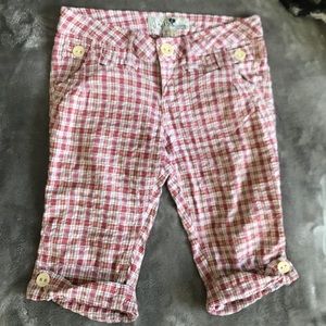 Red Plaid Shorts